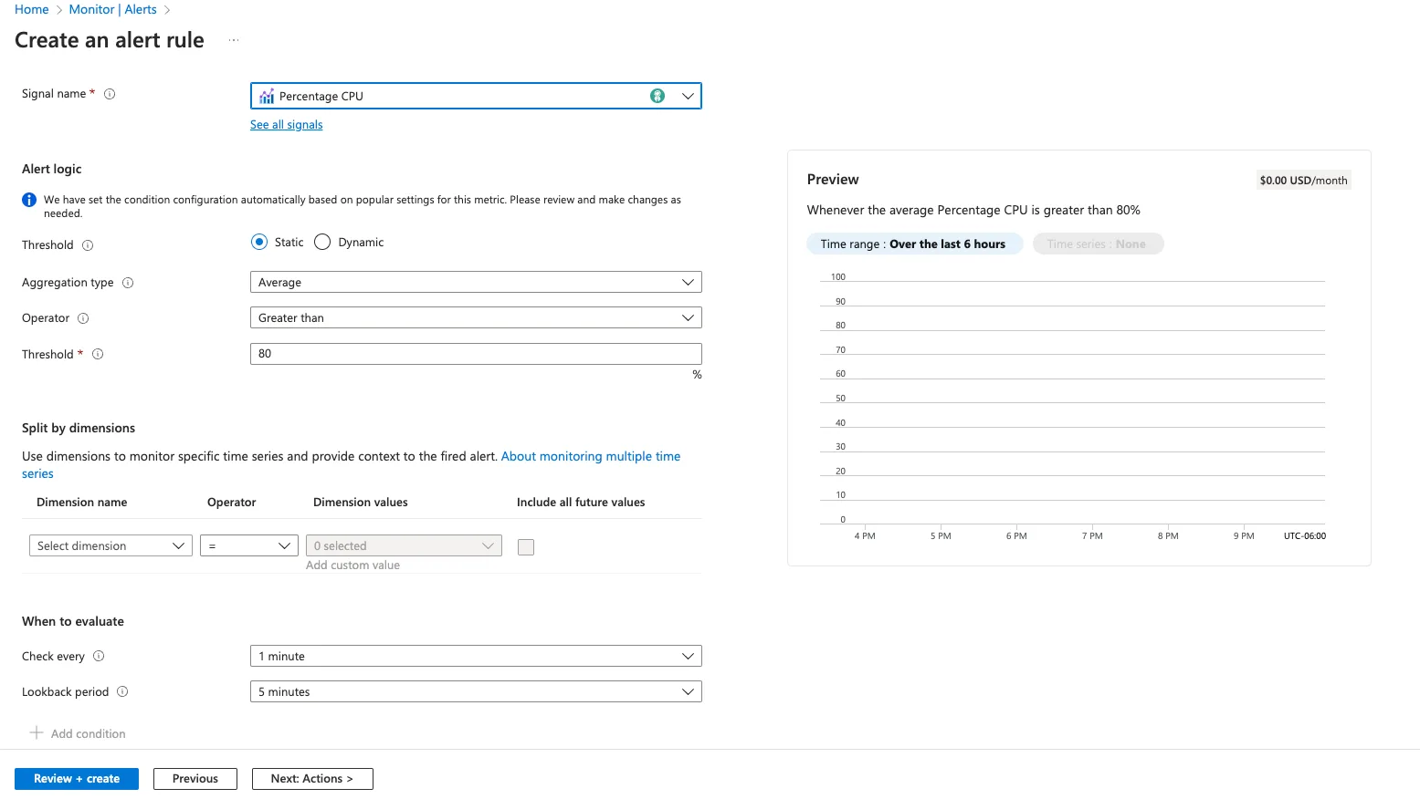 Azure Create Monitor Rule 5