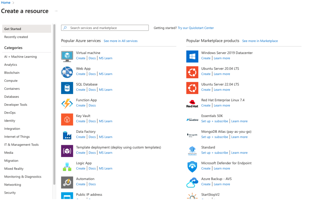 Azure-Create-A-Resource