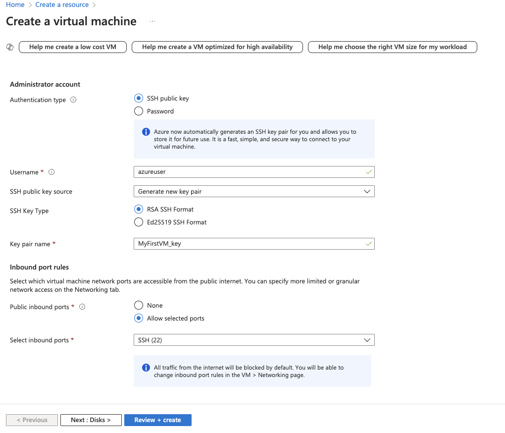 Azure-Creating-Vm-C