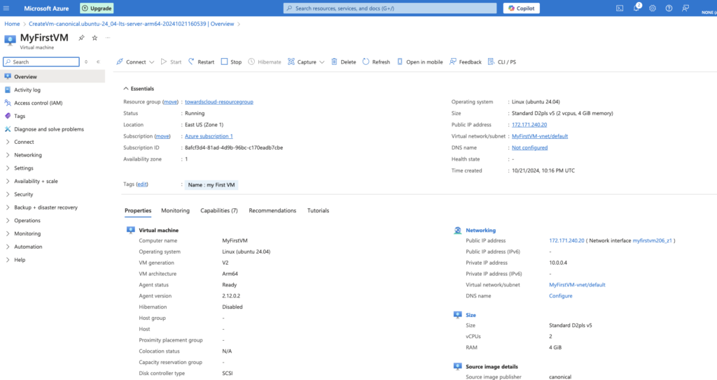 Azure-Creating-Vm-P