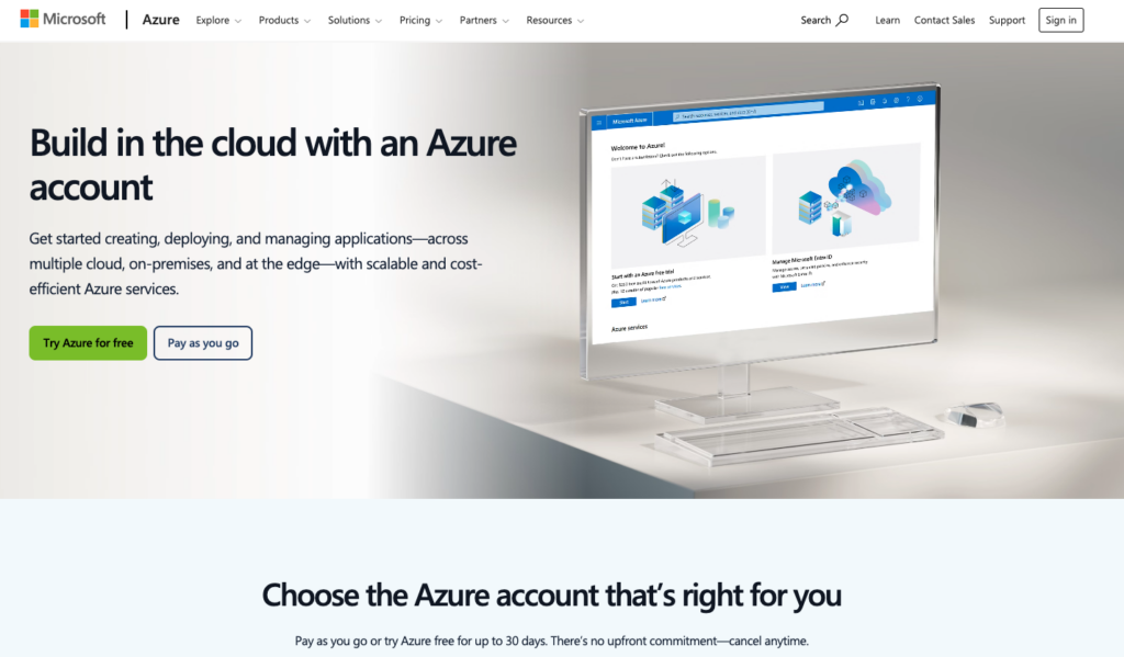Azure-Sign-up-PAge
